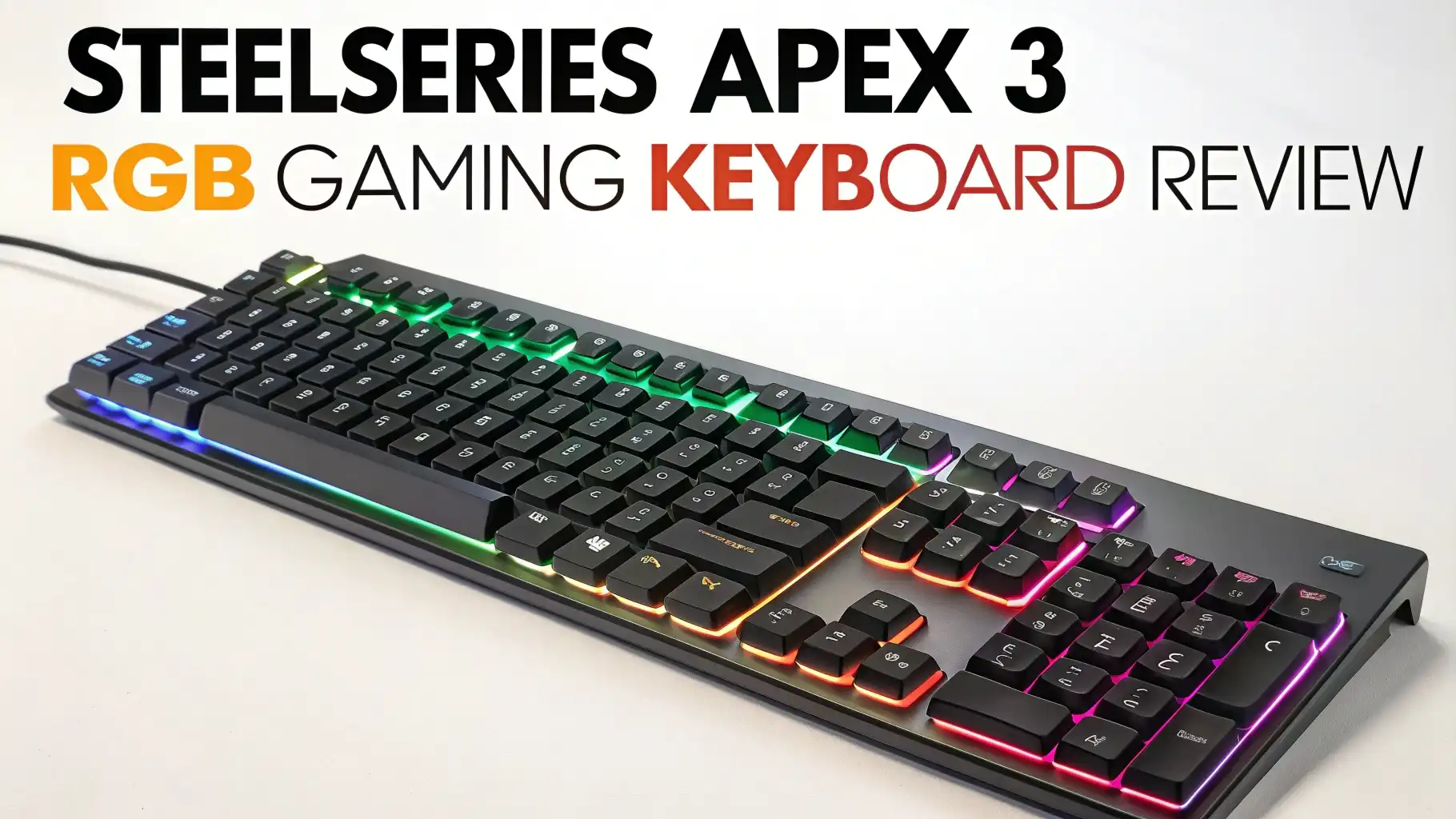SteelSeries Apex 3 RGB Gaming Keyboard Review: Your Complete Guide