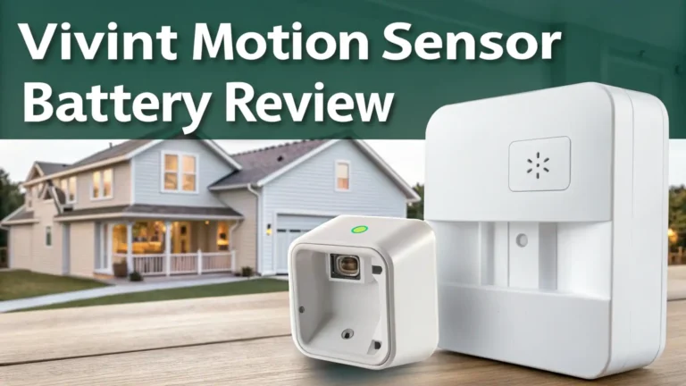 Vivint Motion Sensor Battery Review: Guide for Smart Home Security