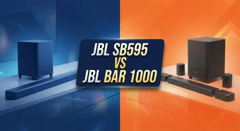 JBL SB595 vs JBL Bar 1000: Which Soundbar Delivers Better Atmos?