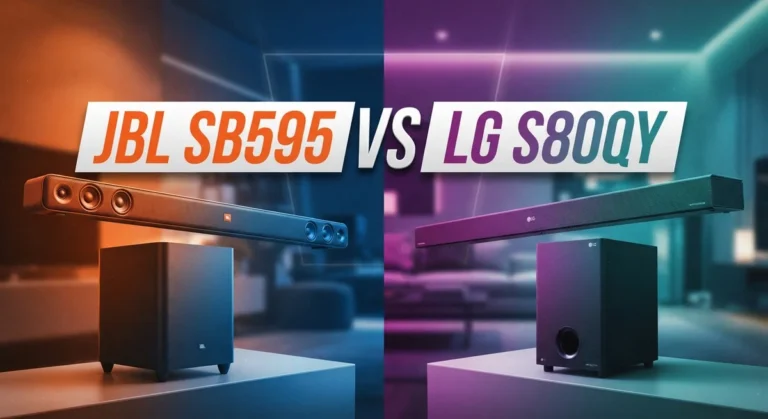 JBL SB595 vs LG S80QY: Which Soundbar Delivers Better Atmos Performance?