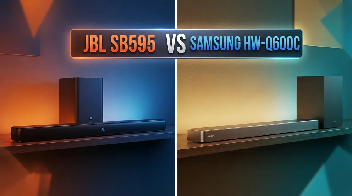 JBL SB595 vs Samsung HW-Q600C: Dolby Atmos vs DTS:X Soundbar Comparison