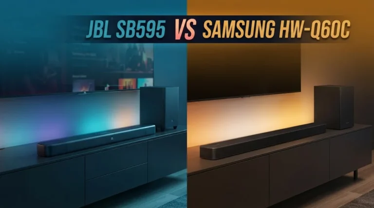 JBL SB595 vs Samsung HW-Q60C: Which Soundbar Delivers Better Atmos Performance?