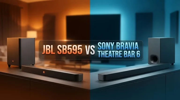 JBL SB595 vs Sony BRAVIA Theatre Bar 6: Dolby Atmos Soundbar Comparison