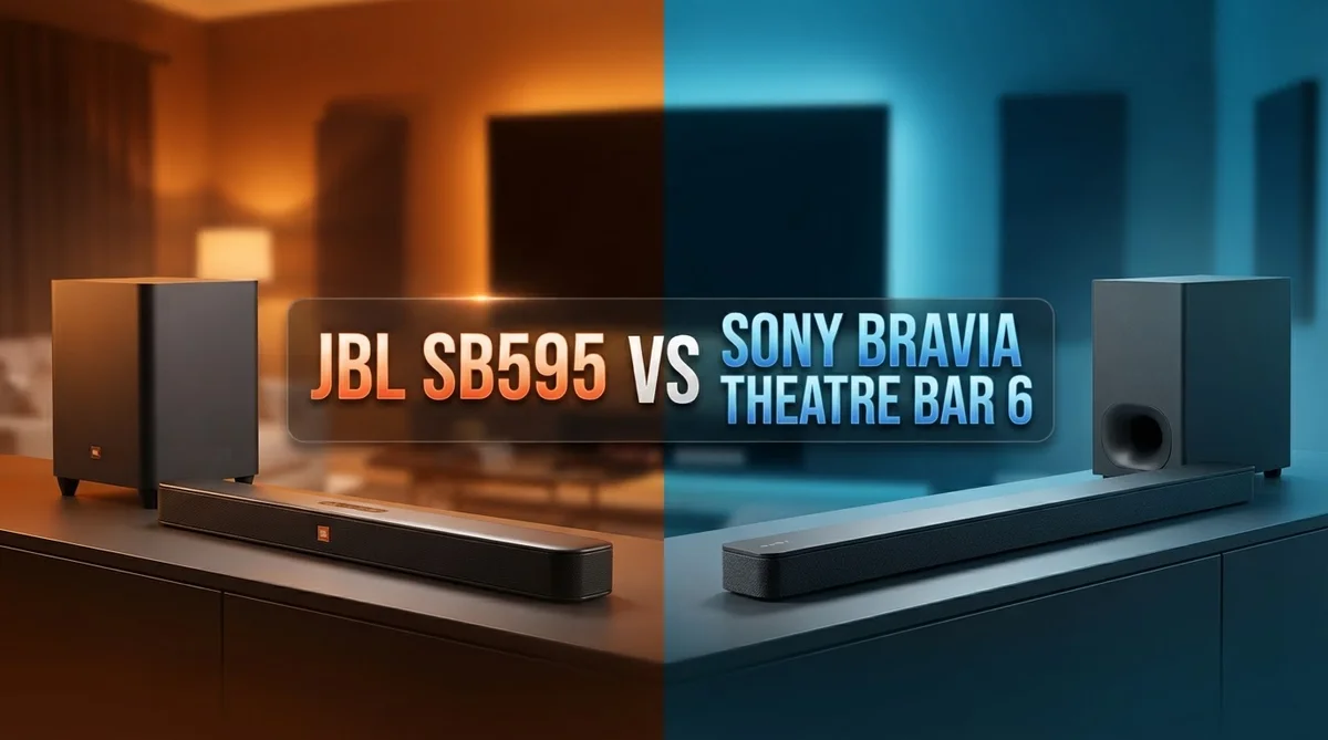 JBL SB595 vs Sony BRAVIA Theatre Bar 6: Dolby Atmos Soundbar Comparison