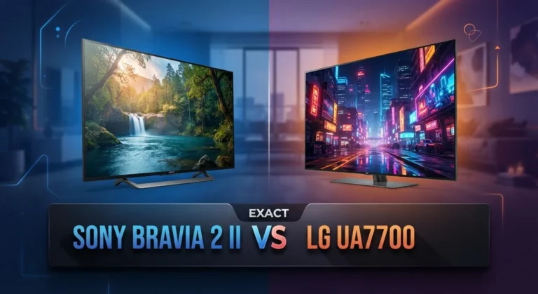 Sony BRAVIA 2 II vs LG UA7700: Which 4K LED TV Offers Better Picture Quality?