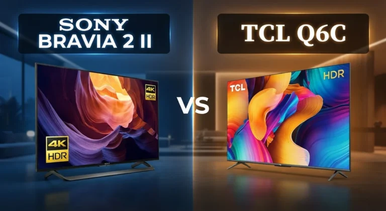 Sony BRAVIA 2 II vs TCL Q6C: Which 4K TV Offers Better Picture Quality?
