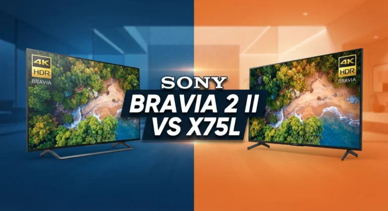 Sony BRAVIA 2 II vs X75L: Comparison Guide for 4K TV Buyers