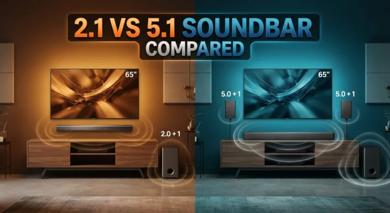 2.1 vs 5.1 Soundbar: Which Audio System Is Right for You?