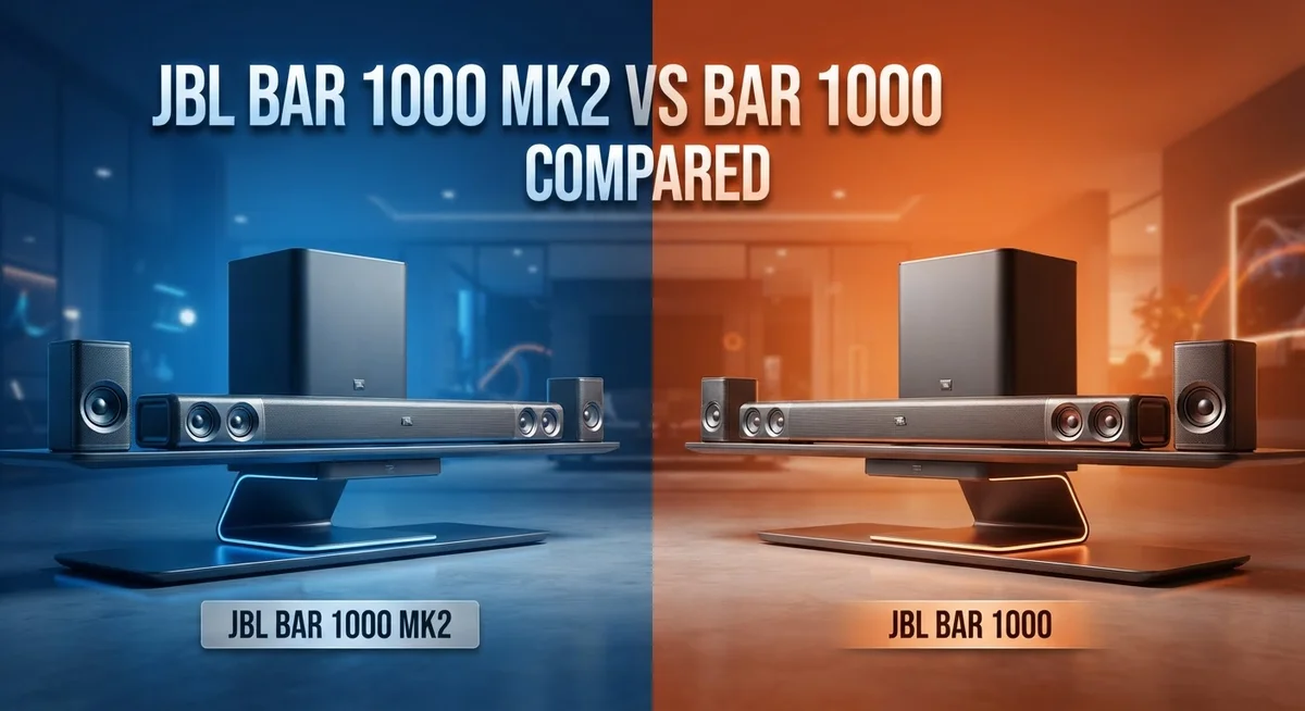 JBL Bar 1000 MK2 vs Bar 1000: Which Soundbar Delivers Better Atmos Performance?