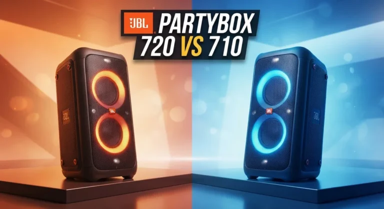 JBL PartyBox 720 vs 710: Battery Power vs Maximum Volume Comparison