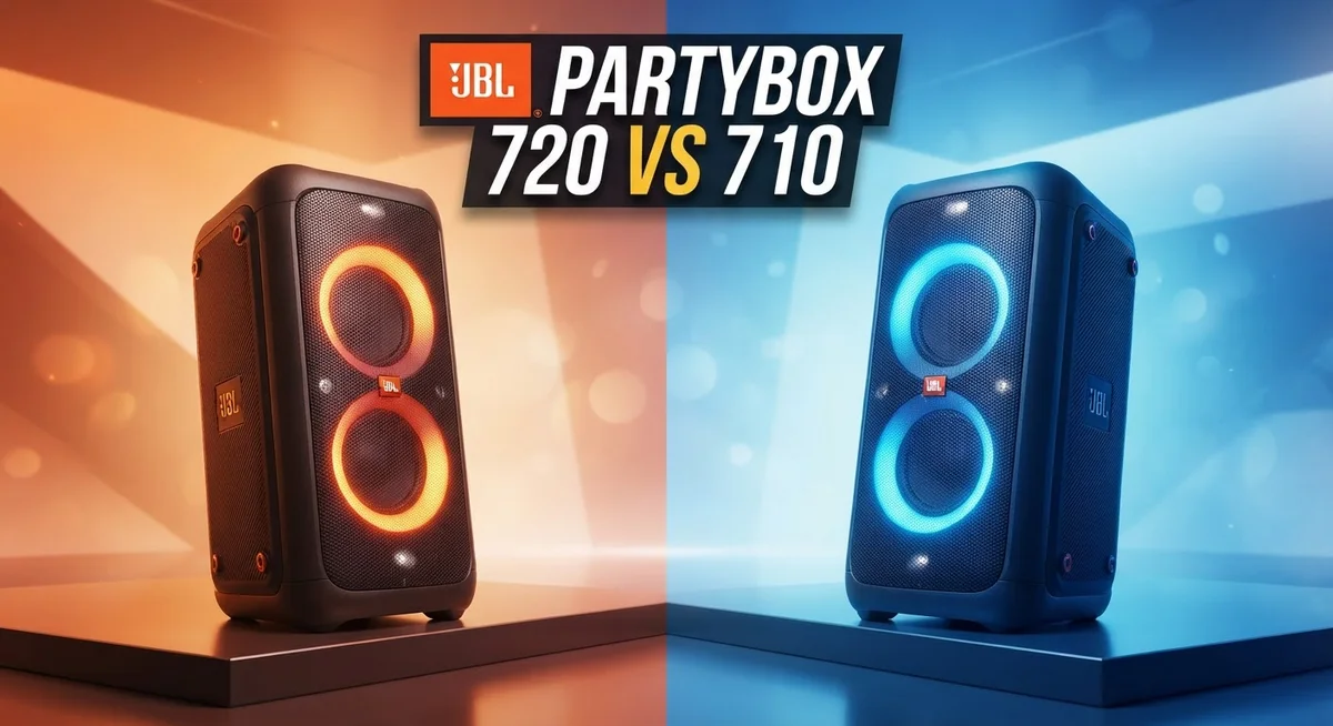 JBL PartyBox 720 vs 710: Battery Power vs Maximum Volume Comparison