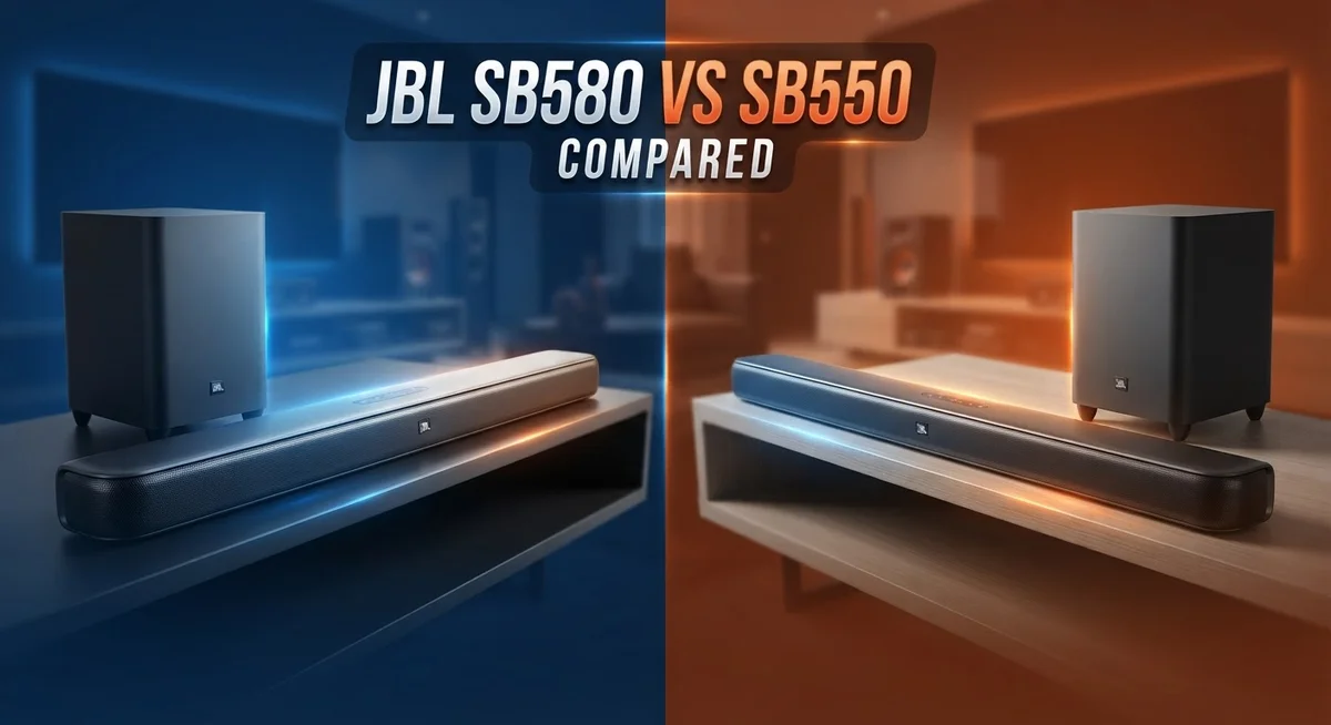 JBL SB580 vs SB550: Which Soundbar Delivers Better Sound Quality?