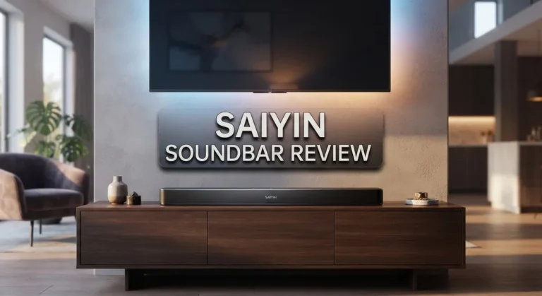 Saiyin Soundbar Review: Audio Quality, Features & Performance