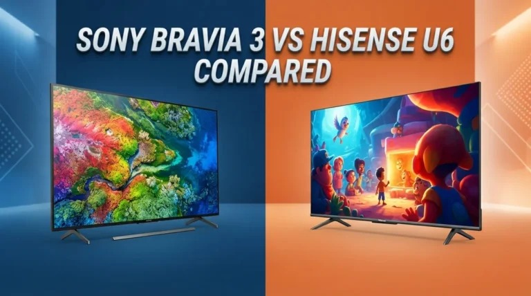 Sony Bravia 3 vs Hisense U6: Which 4K TV is Better for Gaming and Movies?