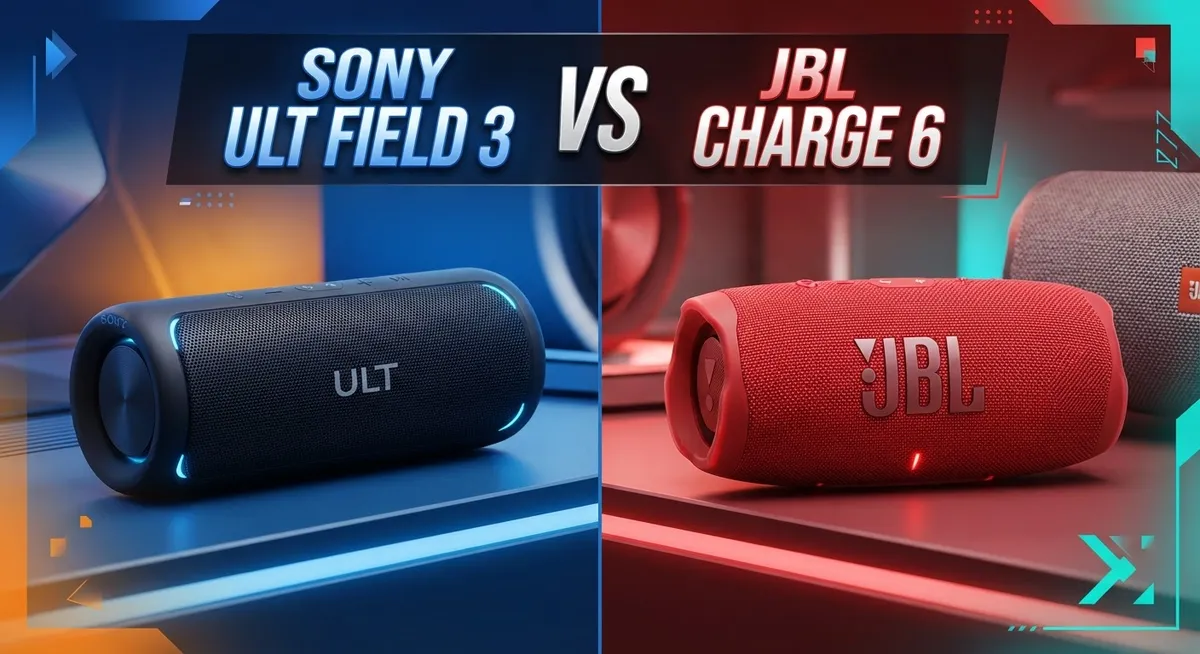 Sony ULT Field 3 vs JBL Charge 6: Which Portable Speaker Wins?