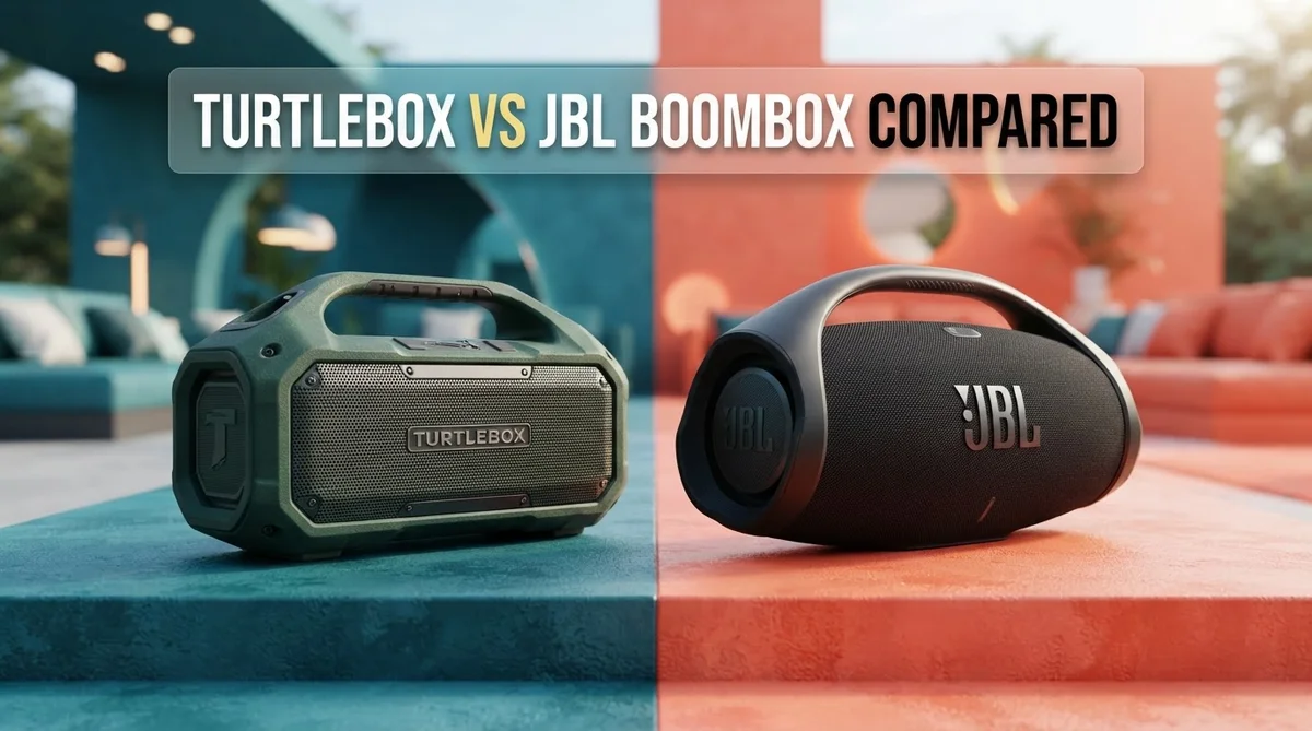 Turtlebox vs JBL Boombox: Which Rugged Portable Speaker Wins?