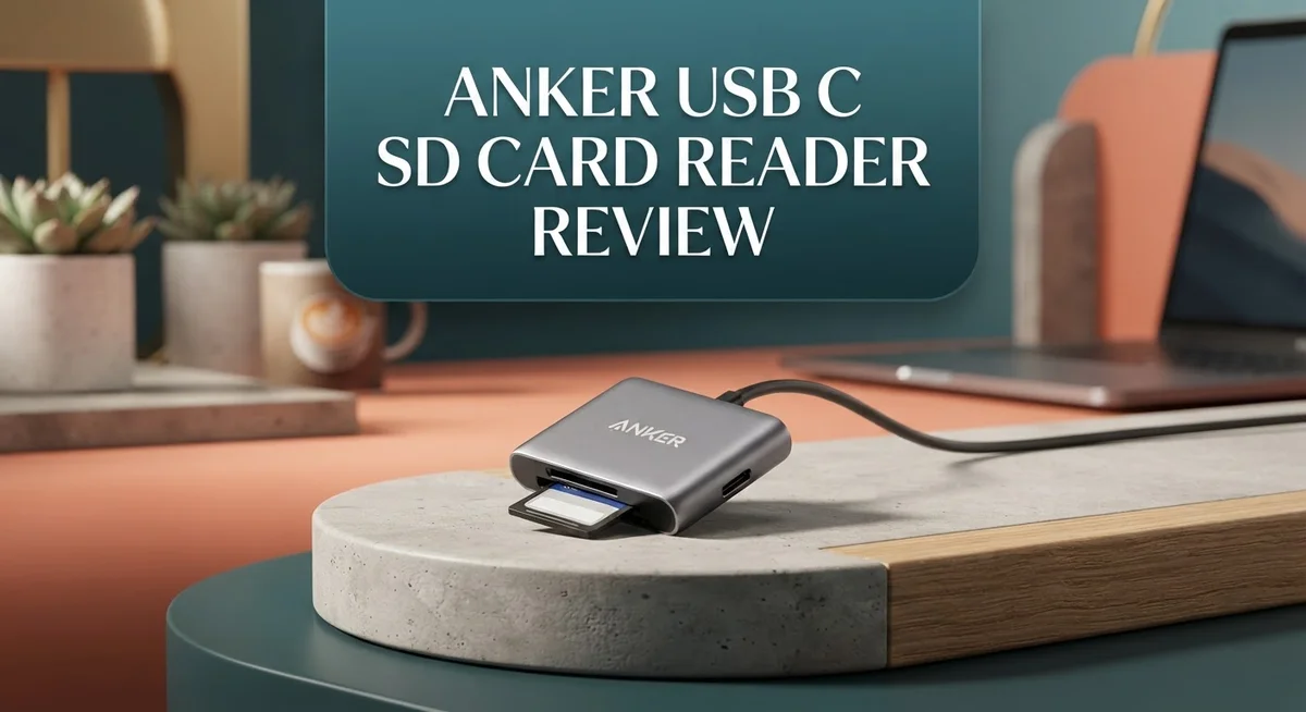 Anker USB-C SD Card Reader Review: Speed, Compatibility, and Performance