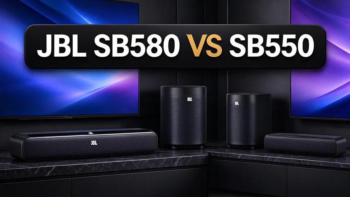 JBL SB580 vs SB550: Which JBL 3.1 Soundbar Is Right for You?