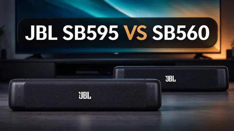 JBL SB595 vs SB560: Which JBL Soundbar Delivers Better Atmos and Bass?